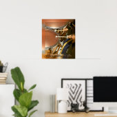 Poster - Drummer Walk to a different beat (ver.2) (Bureau à domicile)