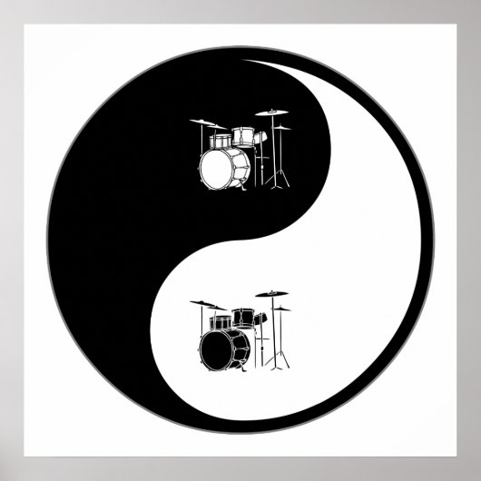 Poster Drums Yin Yang (Devant)