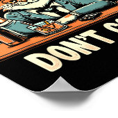 Poster Drunk Cigs Don't Count Funny Cigarette Humor Smoki (Coin)