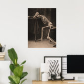 Poster Drunk Skeleton (Bureau à domicile)
