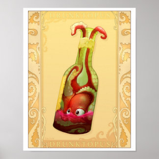 Poster Drunktopus