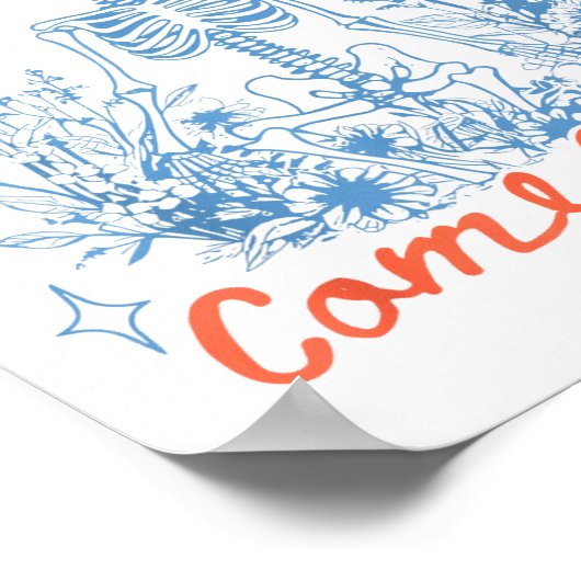 Poster Dry Bones Come Alive Christian Funny Skeleton Hall (Coin)