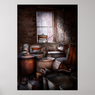 Poster Dry Cleaner - Put you through the wringer