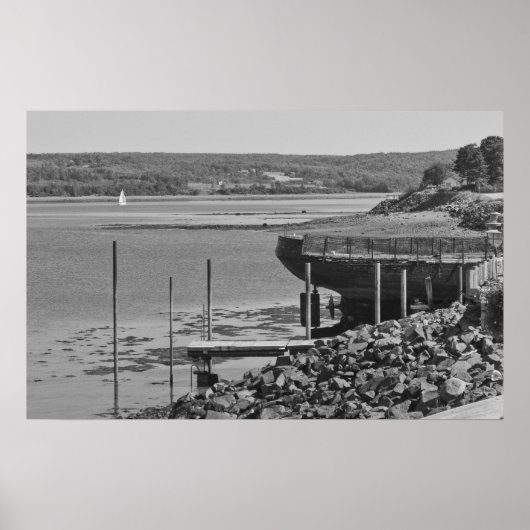 Poster Dry Dock In Digby, NS fine art print (Devant)