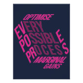 Poster Dry Motivation | Marginal Gains | Midnight Berry (Devant)