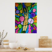 Poster Dryad (nymphe bois) Art moderne (Cuisine)