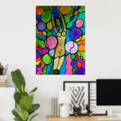 Poster Dryad (nymphe bois) Art moderne (Bureau à domicile)