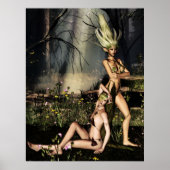 Poster Dryads au repos (Devant)