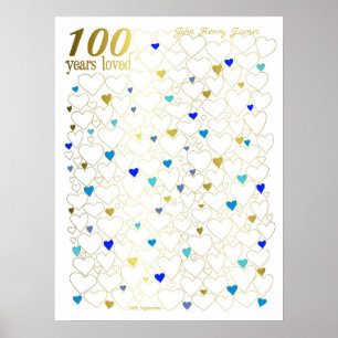Poster du 100e anniversaire - 100 ans aimés