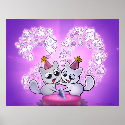 Poster du 20e anniversaire de Créu (Devant)