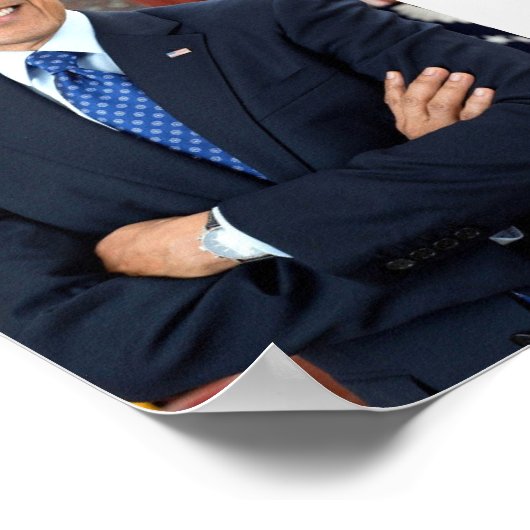 Poster du 44ème Président Obama (Coin)