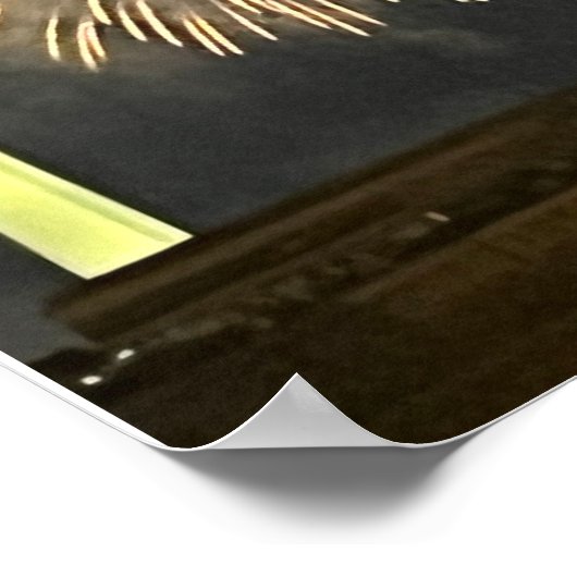 Poster du 4 juillet Feu d'artifice Washington DC (Coin)