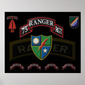 Poster du 75e régiment de Rangers (Devant)