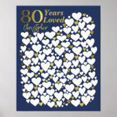 Poster du 80e anniversaire - 80 ans raisons aimées (Devant)