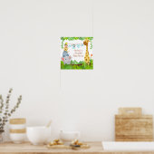 Poster du Baby shower Animaux de la Jungle Funny (Cuisine)