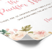 Poster du Baby shower Automne chasse Pacifique (Coin)