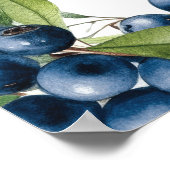 Poster du Baby shower Bluberry (Coin)