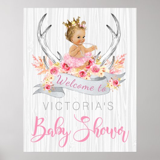 Poster du Baby shower Boho Princess (Devant)