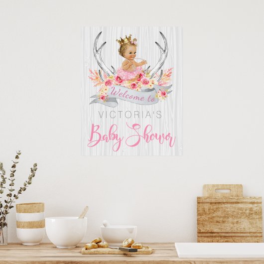 Poster du Baby shower Boho Princess (Cuisine)