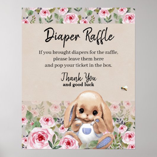 Poster du Baby shower Charm Diaper Raffle (Devant)