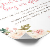 Poster du Baby shower Citrouille d'automne (Coin)