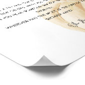 Poster du Baby shower Citrouille d'automne (Coin)