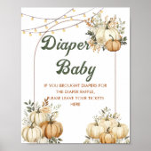 Poster du Baby shower Citrouille de Boho Fall (Devant)