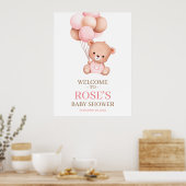 Poster du Baby shower d'accueil Teddy Bear (Cuisine)