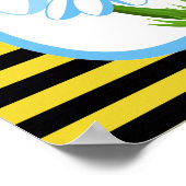 Poster du Baby shower de bébé doux Bee Boy (Coin)