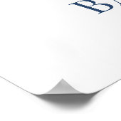 Poster du Baby shower de bienvenue de Teddy Bear B (Coin)