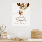 Poster du Baby shower de bienvenue de Teddy Bear B (Cuisine)