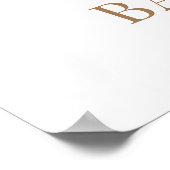 Poster du Baby shower de bienvenue de Teddy Bear B (Coin)