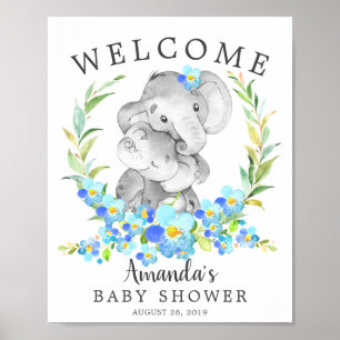 Poster du Baby shower de bienvenue Maman & Baby El