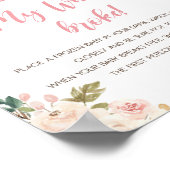 Poster du Baby shower de camion citrouille (Coin)