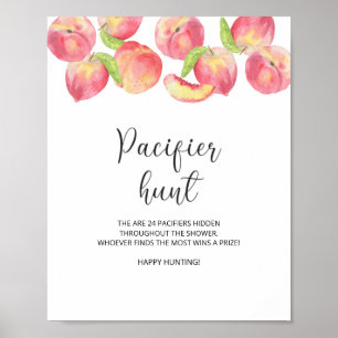 Poster du baby shower de chasse de la pêche