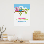 Poster du Baby shower de filles de garçons de Swee (Cuisine)