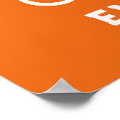 Poster du Baby shower de football de thème Spots (Coin)