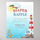 Poster du Baby shower de la barrette nautique (Devant)