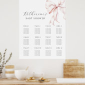 Poster du Baby shower de la ceinture rose (Cuisine)