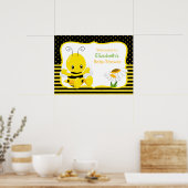 Poster du Baby shower de l'abeille douce (Cuisine)
