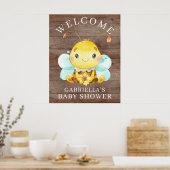 Poster du Baby shower de l'abeille Petit Miel Doux (Cuisine)