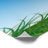 Poster du Baby shower de tracteur vert : Garçon (Coin)