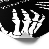 Poster du Baby shower du livre d'or Halloween (Coin)