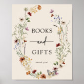 Poster du Baby shower Fleur sauvage Boho (Devant)