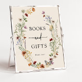 Poster du Baby shower Fleur sauvage Boho