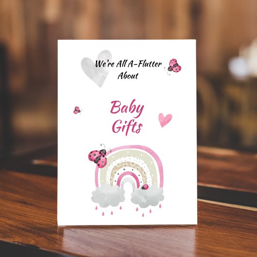 Poster du Baby shower Ladybug