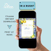 Poster du Baby shower Lemon Momosa Bar