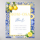 Poster du Baby shower Lemon Momosa Bar (Devant)