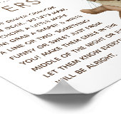 Poster du Baby shower Ours Boho 'Late Night Diaper (Coin)