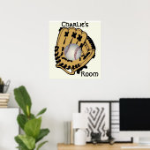 Poster du bal et du gant de base (Bureau à domicile)